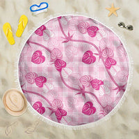 Anthurium Pikake Ti Leaf Palaka Beach Blanket Pink Version