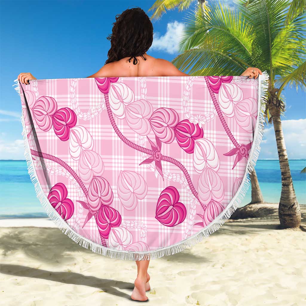 Anthurium Pikake Ti Leaf Palaka Beach Blanket Pink Version