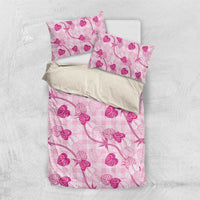Anthurium Pikake Ti Leaf Palaka Bedding Set Pink Version