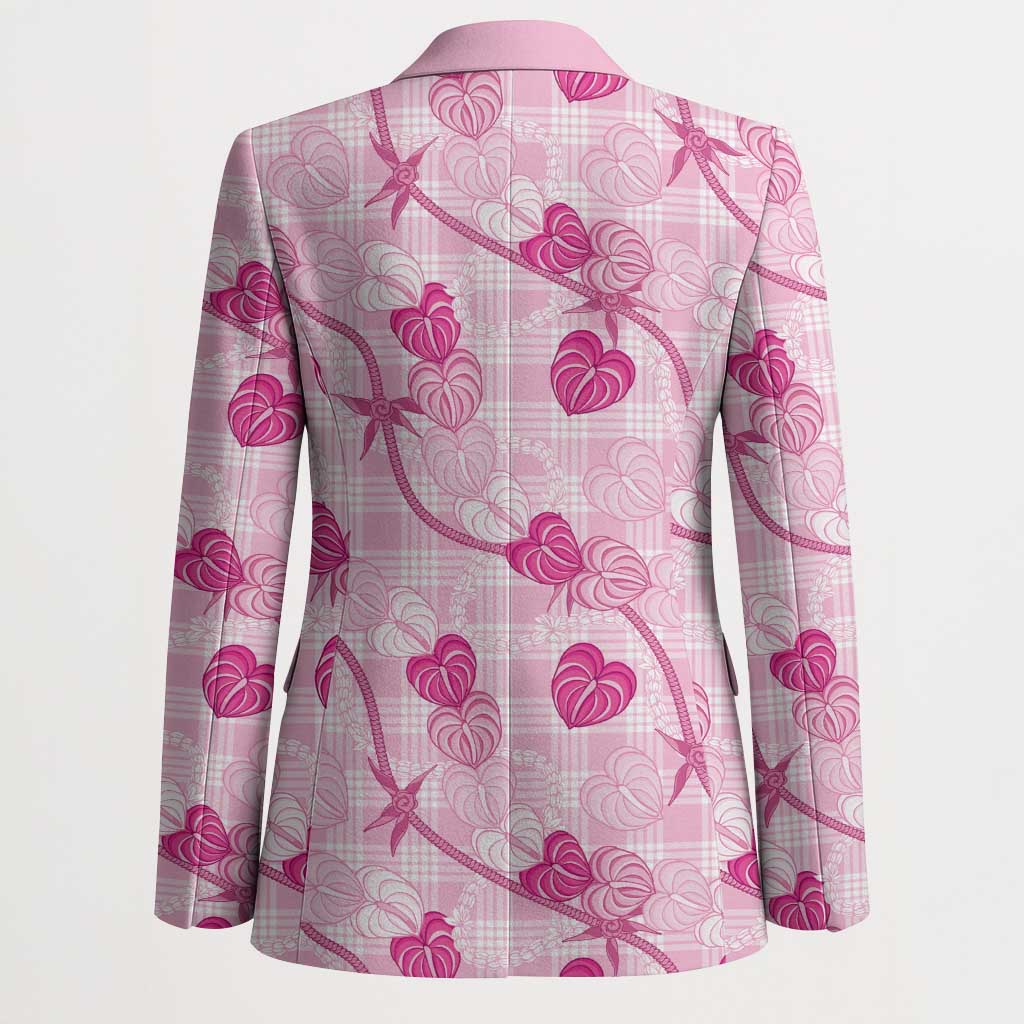 Anthurium Pikake Ti Leaf Palaka Blazer Pink Version