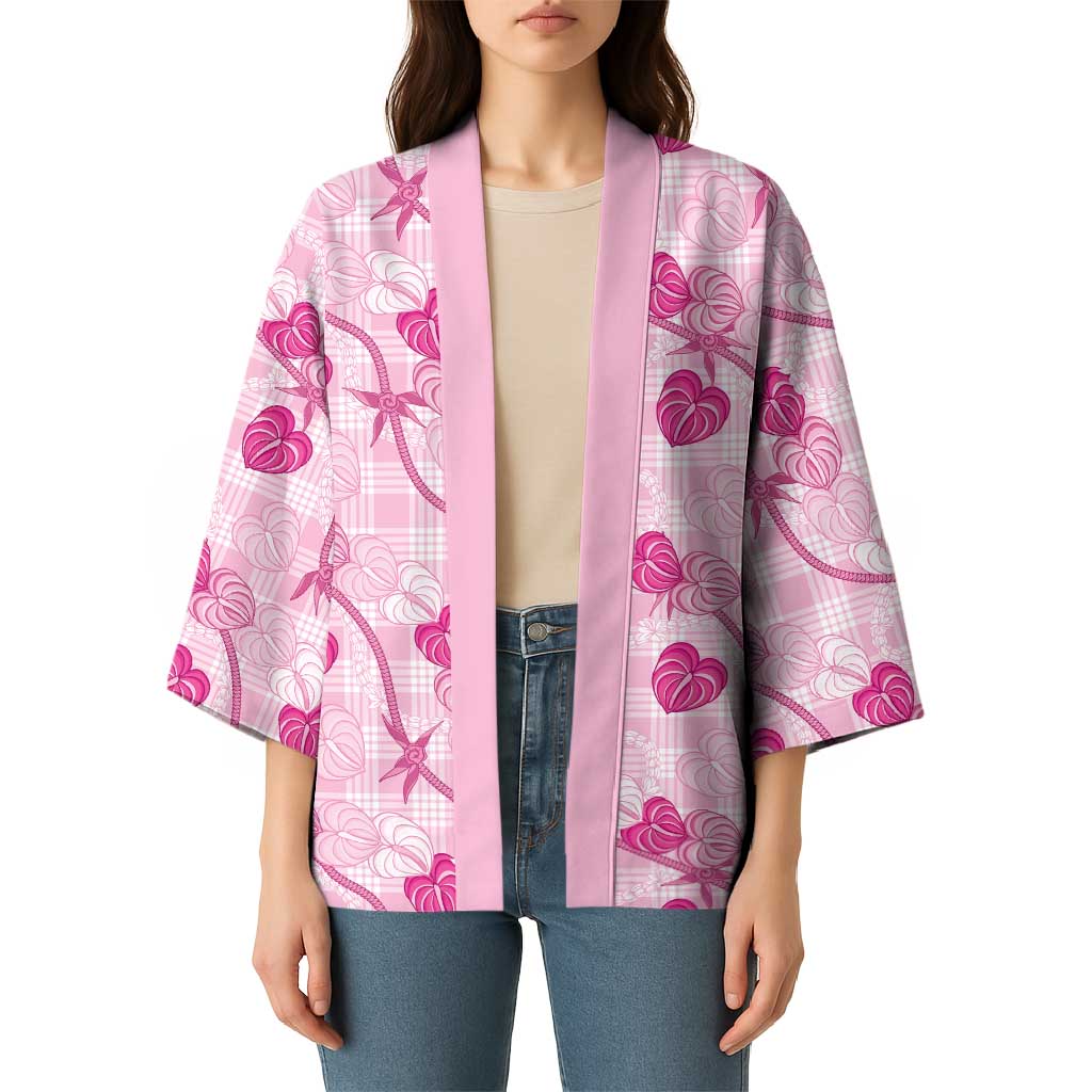 Anthurium Pikake Ti Leaf Palaka Kimono Pink Version