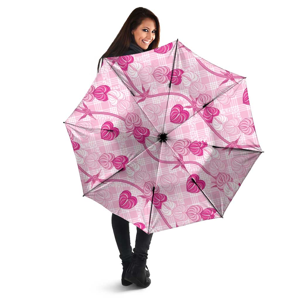 Anthurium Pikake Ti Leaf Palaka Umbrella Pink Version