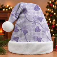 Anthurium Pikake Ti Leaf Palaka Christmas Santa Hat Purple Version LT01 Without Fur Purple - Polynesian Pride