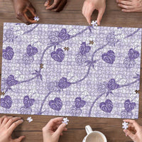 Anthurium Pikake Ti Leaf Palaka Puzzle Purple Version