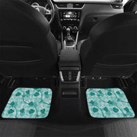 Anthurium Pikake Ti Leaf Palaka Car Mats Turquoise Version