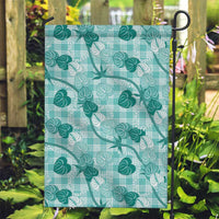 Anthurium Pikake Ti Leaf Palaka Garden Flag Turquoise Version