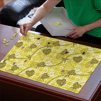 Anthurium Pikake Ti Leaf Palaka Puzzle Yellow Version