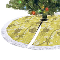 Anthurium Pikake Ti Leaf Palaka Tree Skirt Yellow Version LT01 - Polynesian Pride
