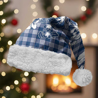 Hibiscus Pakala Cobalt Blue Royal Christmas Santa Hat Tropical Floral Stylized - Polynesian Pride