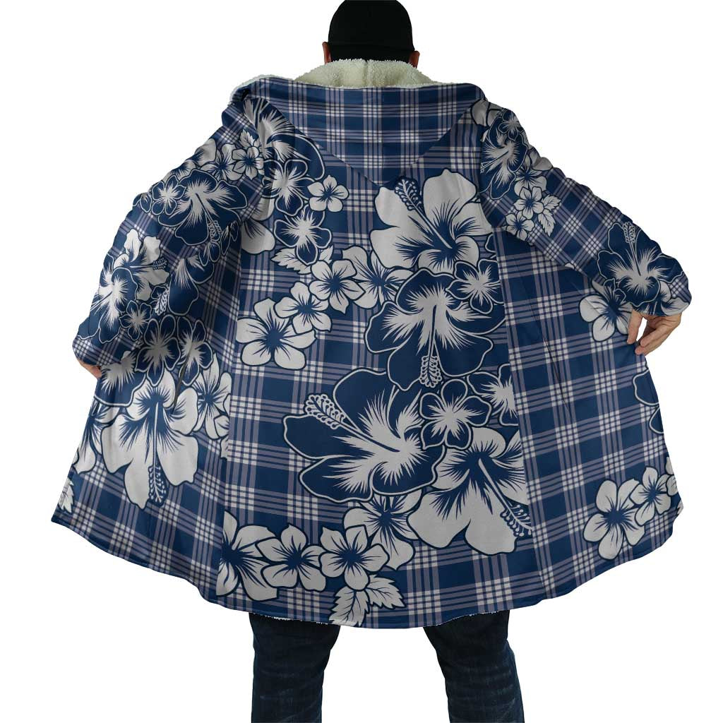 Hibiscus Pakala Cobalt Blue Royal Cloak Tropical Floral Stylized - Polynesian Pride