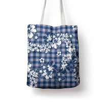 Hibiscus Pakala Cobalt Blue Royal Tote Bag Tropical Floral Stylized - Polynesian Pride