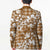 Hibiscus Pakala Bronze Brown Blazer Tropical Floral Stylized - Polynesian Pride