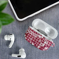 Hibiscus Pakala Royal Magenta AirPods Case Tropical Floral Stylized - Polynesian Pride