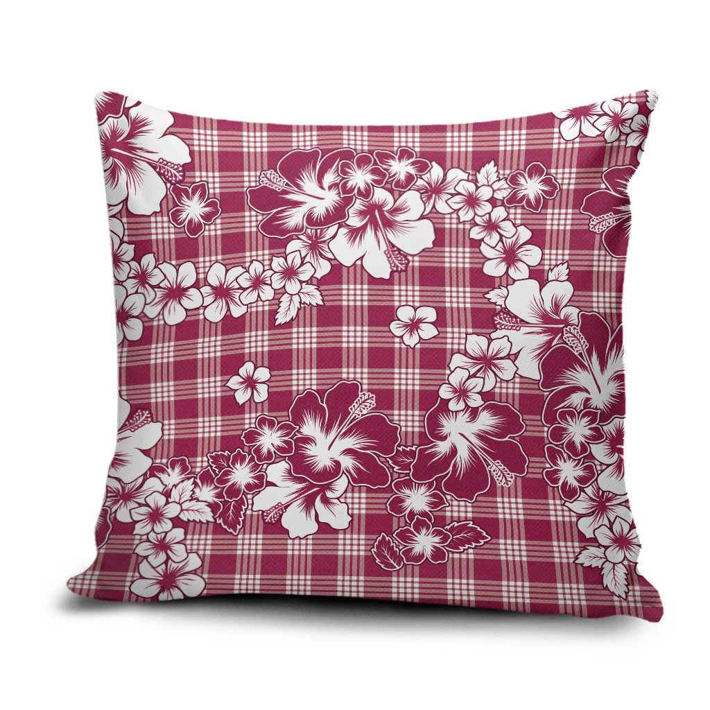 Hibiscus Pakala Royal Magenta Pillow Cover Tropical Floral Stylized LT01 Magenta - Polynesian Pride