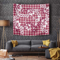 Hibiscus Pakala Royal Magenta Tapestry Tropical Floral Stylized - Polynesian Pride