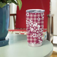 Hibiscus Pakala Royal Magenta Tumbler Cup Tropical Floral Stylized LT01 - Polynesian Pride