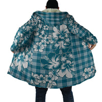 Hibiscus Pakala Ocean Depths Blue Cloak Tropical Floral Stylized - Polynesian Pride