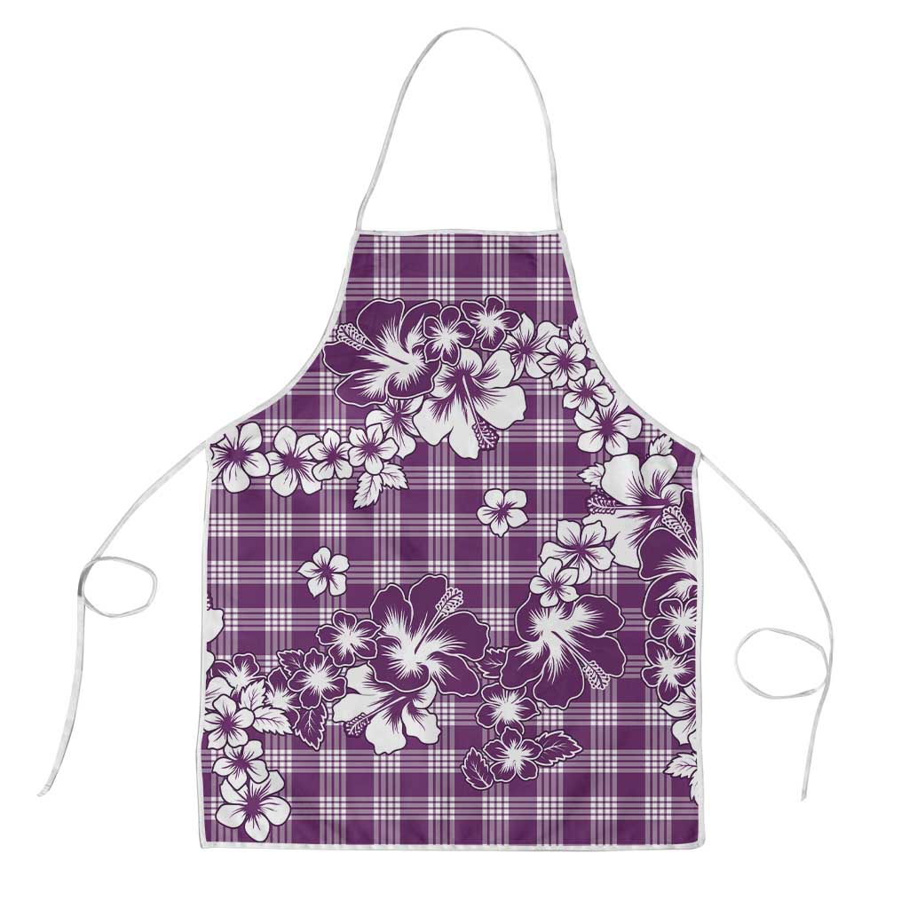 Hibiscus Pakala Sweetie Purple Apron Tropical Floral Stylized LT01 Purple - Polynesian Pride