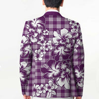 Hibiscus Pakala Sweetie Purple Blazer Tropical Floral Stylized LT01 - Polynesian Pride