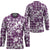 Hibiscus Pakala Sweetie Purple Hockey Jersey Tropical Floral Stylized - Polynesian Pride