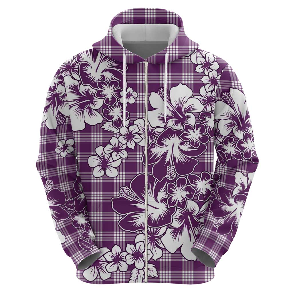 Hibiscus Pakala Sweetie Purple Hoodie Tropical Floral Stylized LT01 - Polynesian Pride