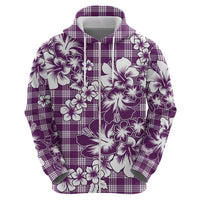 Hibiscus Pakala Sweetie Purple Hoodie Tropical Floral Stylized LT01 - Polynesian Pride