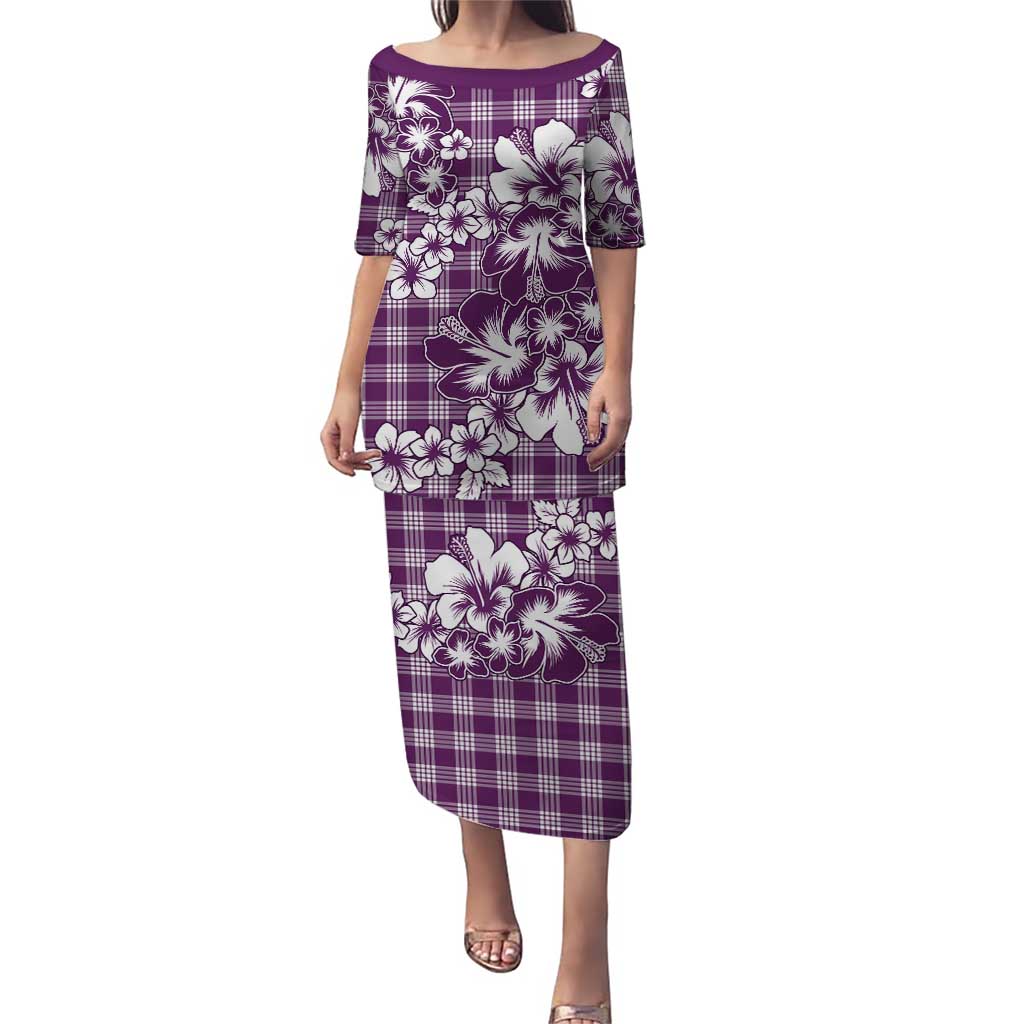 Hibiscus Pakala Sweetie Purple Puletasi Tropical Floral Stylized - Polynesian Pride