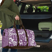 Hibiscus Pakala Sweetie Purple Travel Bag Tropical Floral Stylized - Polynesian Pride
