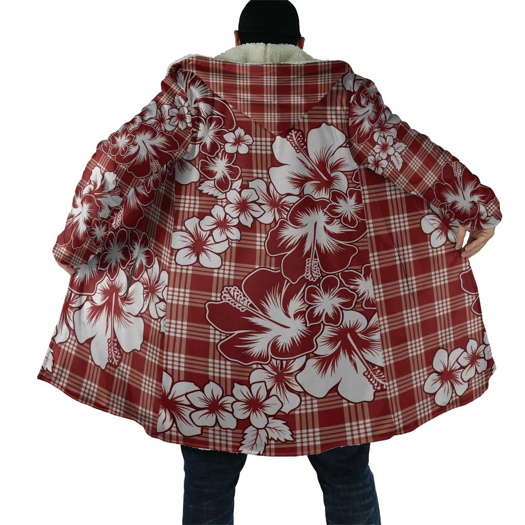 Hibiscus Pakala Fantasy Red Cloak Tropical Floral Stylized - Polynesian Pride
