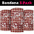 Hibiscus Pakala Fantasy Red Neck Gaiter Tropical Floral Stylized - Polynesian Pride
