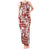 Hibiscus Pakala Fantasy Red Tank Maxi Dress Tropical Floral Stylized - Polynesian Pride