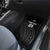 New Zealand Cricket Car Mats Maori Kiwi Black Fern