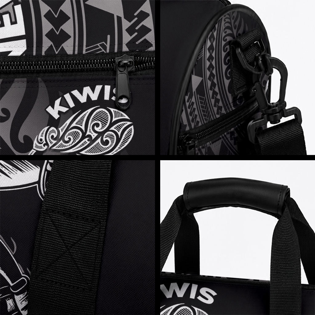 New Zealand Cricket Duffle Bag Maori Kiwi Black Fern LT01 - Polynesian Pride