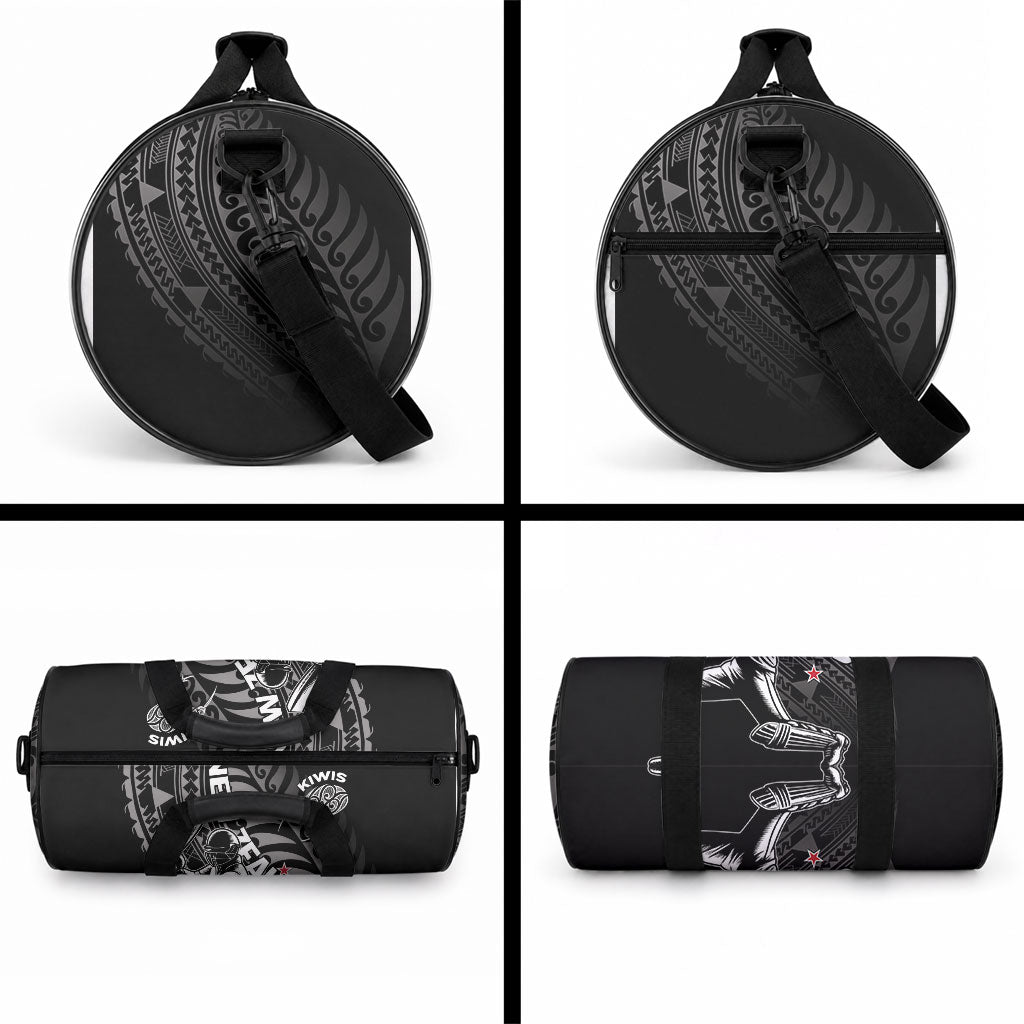 New Zealand Cricket Duffle Bag Maori Kiwi Black Fern LT01 - Polynesian Pride
