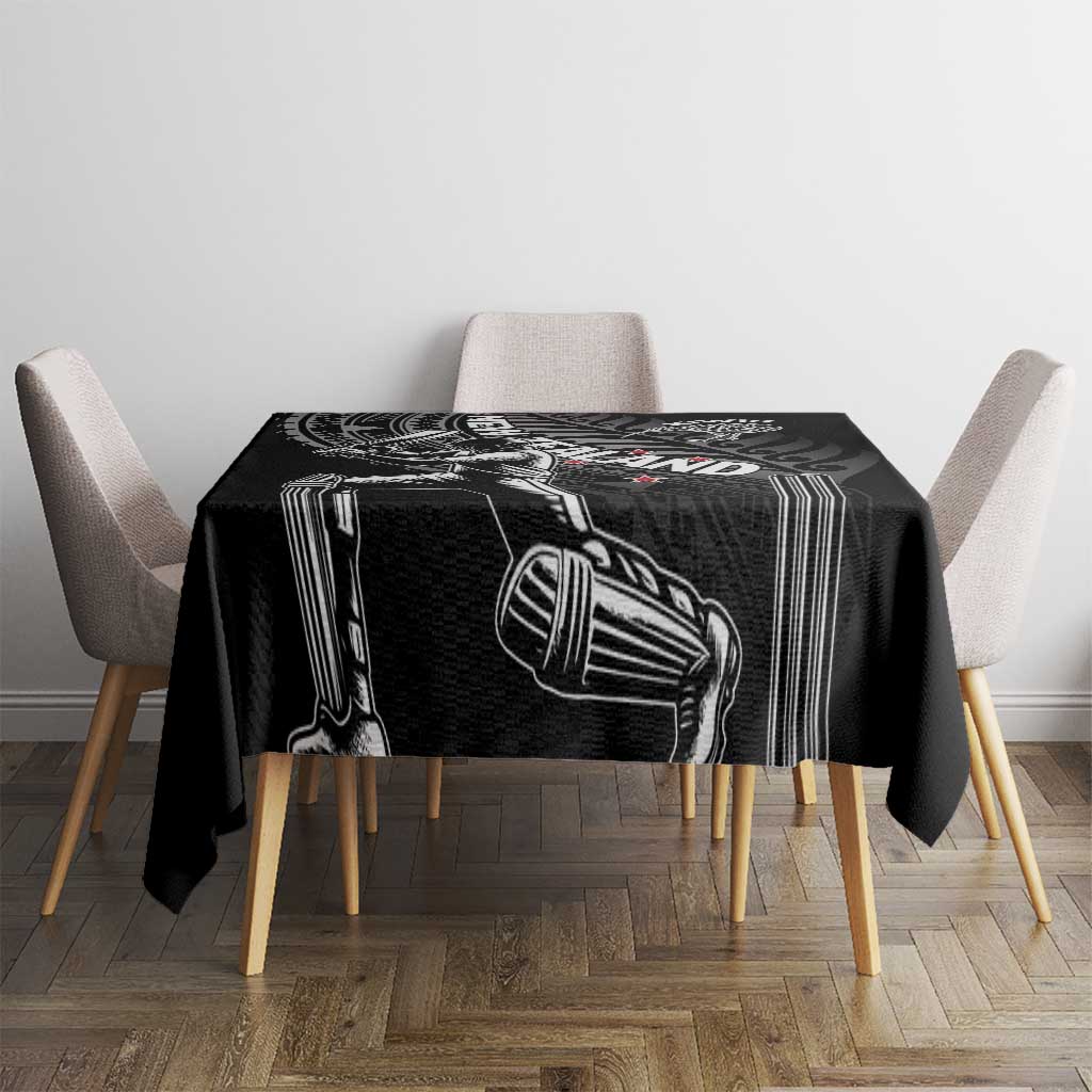 New Zealand Cricket Tablecloth Maori Kiwi Black Fern LT01 - Polynesian Pride
