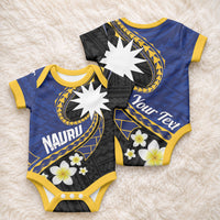 Personalised Nauru Baby Onesie Naoero Proud Plumeria LT01 - Polynesian Pride