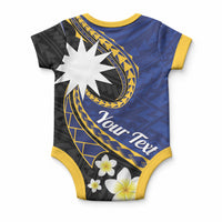 Personalised Nauru Baby Onesie Naoero Proud Plumeria LT01 - Polynesian Pride