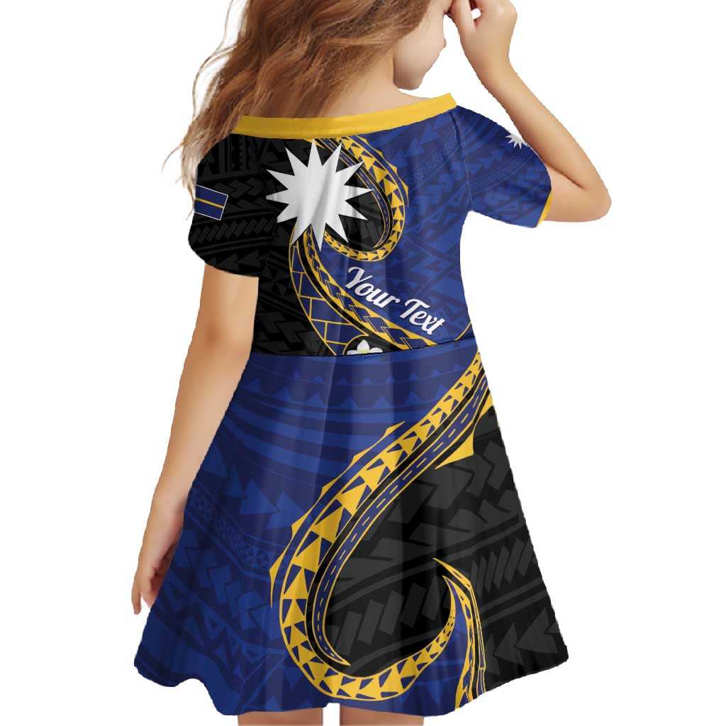 Personalised Nauru Family Matching Long Sleeve Bodycon Dress and Hawaiian Shirt Naoero Proud Plumeria LT01 - Polynesian Pride