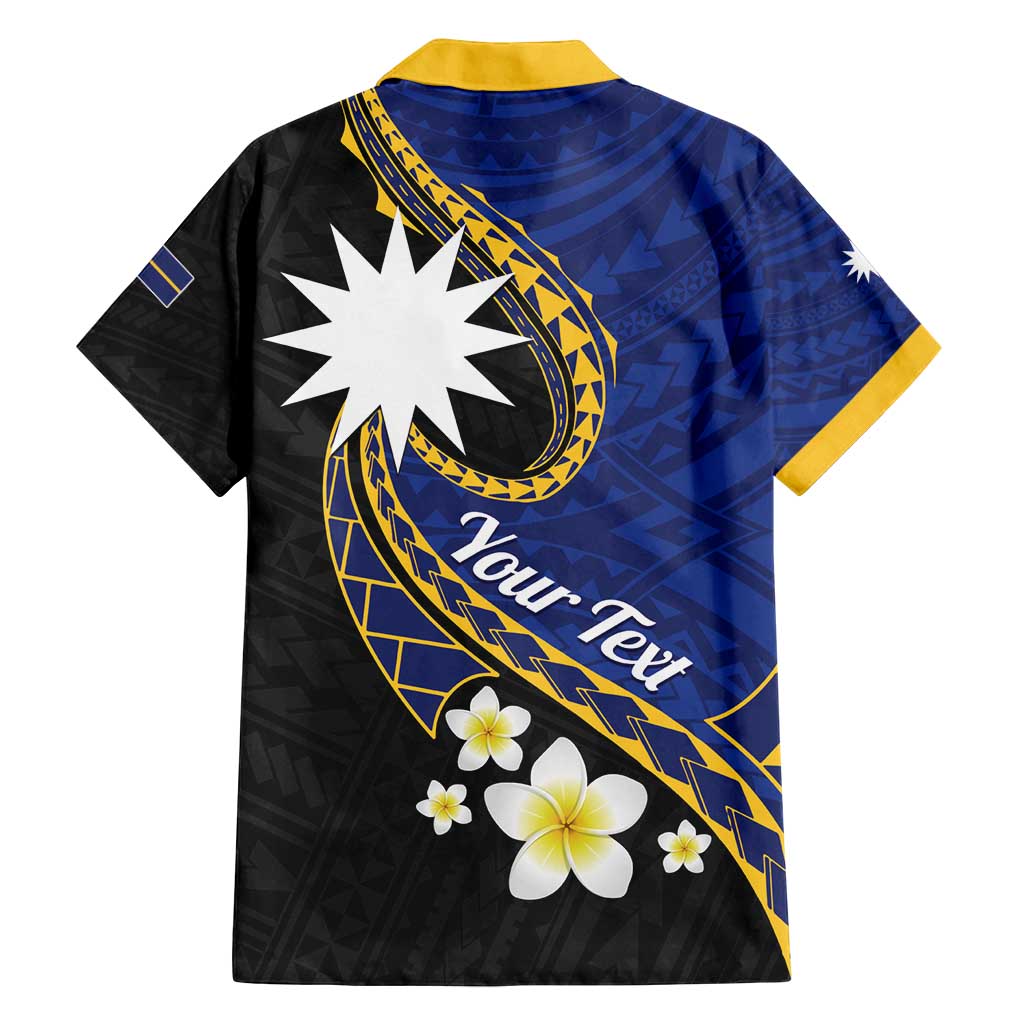 Personalised Nauru Family Matching Tank Maxi Dress and Hawaiian Shirt Naoero Proud Plumeria LT01 - Polynesian Pride