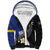 Personalised Nauru Sherpa Hoodie Naoero Proud Plumeria