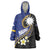 Personalised Nauru Wearable Blanket Hoodie Naoero Proud Plumeria
