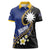 Personalised Nauru Women Polo Shirt Naoero Proud Plumeria