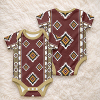 Native American Navajo Baby Onesie Tribal Pattern LT01 - Polynesian Pride