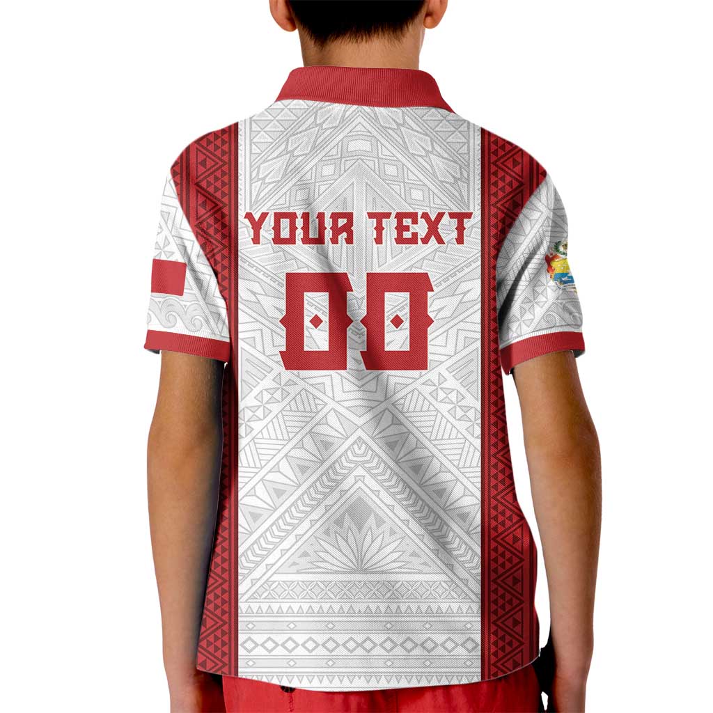 Tonga Rugby Custom Kid Polo Shirt Tonga Sea Eagles Go Champions