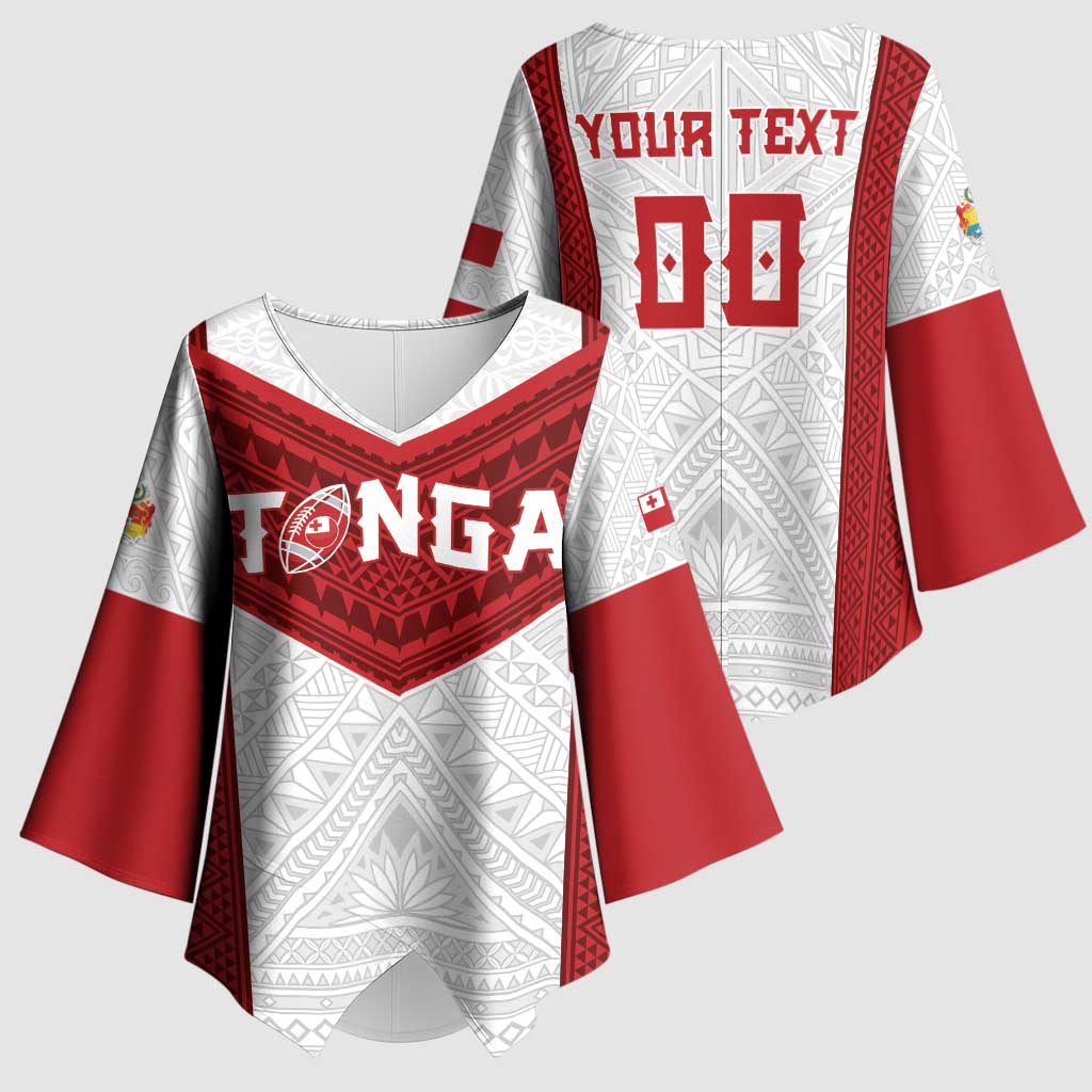 Tonga Rugby Custom Kimono Sleeve Blouse Tonga Sea Eagles Go Champions