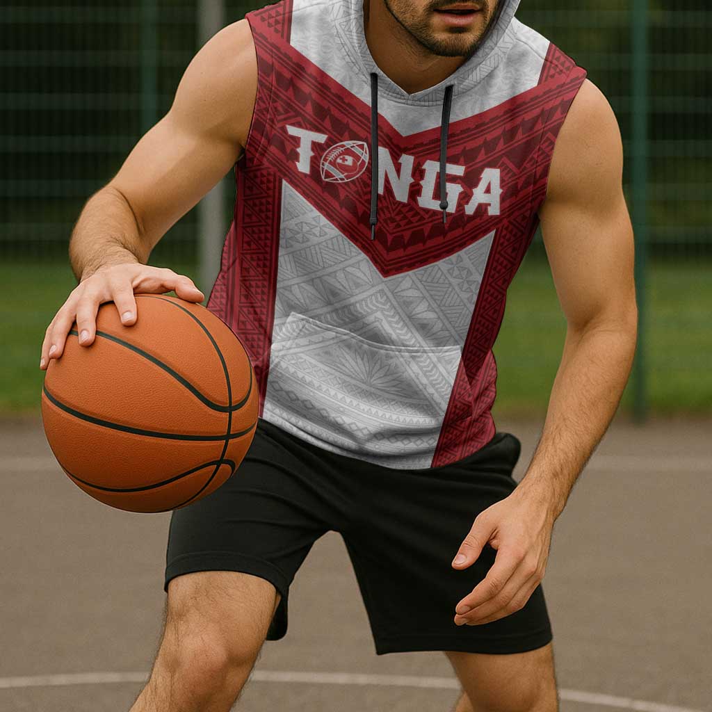 Tonga Rugby Custom Sleeveless Hoodie Tonga Sea Eagles Go Champions