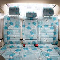 Hawaii Anthurium Tiare Pikake Lei Back Car Seat Cover UliUli Lauhala Art Pattern
