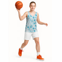 Hawaii Anthurium Tiare Pikake Lei Basketball Jersey UliUli Lauhala Art Pattern