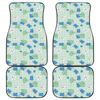 Hawaii Anthurium Tiare Pikake Lei Car Mats Omaomao Lauhala Art Pattern