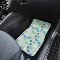Hawaii Anthurium Tiare Pikake Lei Car Mats Omaomao Lauhala Art Pattern